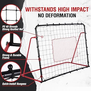 kickflipstepページ Amazon.com: ZEALFEEL Soccer Rebounder Net, 10 Adjustable